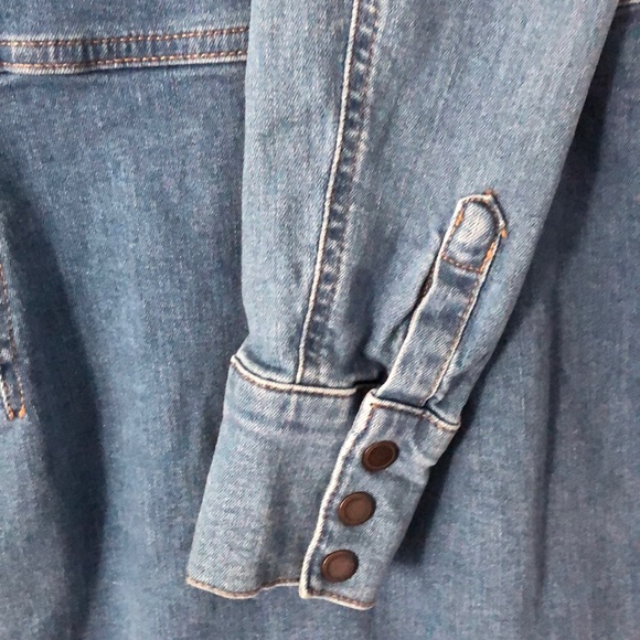 Free People Denim Dress XS - Picture 4 of 6